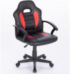 Kring Bleach gamer szék, forgatható, állítható magasságú, PU, fekete / piros