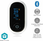 Nedis SmartLife Pulzoksziméter | Bluetooth | OLED Kijelző | Auditív ria (BTHOX10WT)