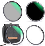 K&F Concept 77mm Mágneses 3-in-1 Filter Kit: MCUV +CPL +ND1000 szűrő - Nano-X Objektív Filter Set (SKU.1626)