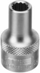 STELS 8mm 1/2 dugókulcs fej biHexagonal CrV (13647)