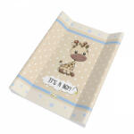  Babastar puha 2 ékes pelenkázó lap 50*70 cm - it's a boy ! zsiráf bézs