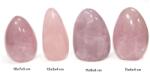  Cuart Roz Mineral Natural Rulat - 10-12 x 5-8 x 4-6 cm - ( XXL ) - 1 Buc