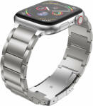 SmartWatcherz Titán Apple Watch Fémszíj - Ezüst, 42, 44, 45, 49mm (73723)
