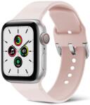 SmartWatcherz Csatos Szilikon Apple Watch Szíj - Pink Rose, 38, 40, 41mm, S/M (23410)