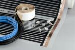HEATING FLOOR your warm comfort® Комплекти basic за подово отопление, 220 Вт/кв. м, инфрачервено отоплително фолио, ширина на фолиото 50, 80 и 100 см (00122)
