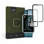 HOFI Hybrid Pro+ Glass Huawei Watch Fit SE üveg képernyővédő fólia fekete kerettel 2db (128779)