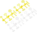 AXIAL Axiális sapkák LED világítás tiszta / sárga (4) (AXIC4258)