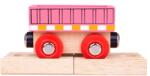 Bigjigs Toys Wagon rózsaszín (DDBJT484)