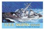 Dragon Modell készlet, 7044-es hajó - USS MUSTIN DDG-89 (1: 700) (34-7044)