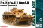 Dragon Katonai modellkészlet 6956 - Pz. Kpfw. III Ausf. N s. Pz. Abt. 501 Tunézia 1942/43 (Neo Smart Kit) (34-6956)