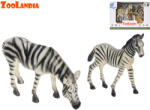 MIKRO Zoolandia zebra kölyökkel 5-12cm (MI51075)