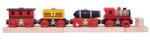 Bigjigs Toys Pirate vonat + 3 vágány (DDBJT473)