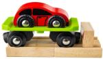 Bigjigs Toys Wagon autóval + 2 vágány (DDBJT442)