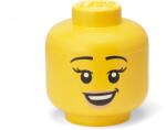 LEGO® LEGO® tárolófej (L méret) - boldog lány (SL40320803)