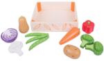 Bigjigs Toys Box zöldségekkel (DDBJ477)