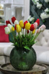  Sárga mű tulipán csokor 46cm (EWA29069)