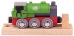 Bigjigs Toys Fa mozdony GWR zöld (DDBJT494)