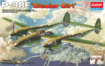 Academy 12208-as repülőgépmodell-készlet - P-38F VILÁGOS GLACIER LÁNY (1: 48) (36-12208)