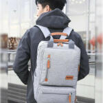 MH Protect Iskolai hátizsák világosszürke