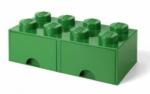 LEGO® LEGO® tárolódoboz 8 - fiókokkal, zöld 250 x 500 x 180 mm (SL40061734)