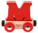 Bigjigs Toys Wagon fa vasúti sínek - M betű (DDBR113)
