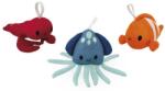 Janod Vízi játék textil tengeri állatok szivacs 3 db (J04731)