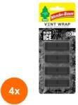 Wunder-Baum Set 4 x Odorizant Clip Ventilatie Black Ice, Wunder-Baum (DEM-4xMDR-9800)