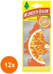 Wunder-Baum Set 12 x Odorizant Auto Orange Juice, Wunder-Baum (DEM-12xMDR-70173)