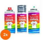 Ghiant Set 2 x Culori Textile Spray H2O Textile Colors Ghiant - Black - 150 ml (CUL-2xGH34610)