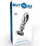 ToyJoy Buttocks The Slider vibrációs fém anál dildó, akkumulátorral (L méret - 11, 3 cm) - ovszer-vasarlas