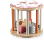 Zopa fa játék formabedobó henger - rózsaszín - bambino