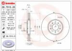 BREMBO Disc frana VW BORA Combi (1J6) (1999 - 2005) BREMBO 09.7010. 21