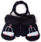  Yo! Bébi téli kesztyű 10 cm - Fekete autó