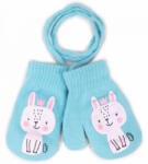  Yo! Bébi téli kesztyű 10 cm - Türkiz nyuszi