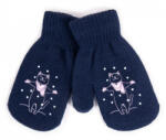 Yo! Bébi téli kesztyű 12 cm - Sötét kék cica