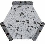  22x25 cm Avant Maggiore Grigio Hexagon design terazzo hatású járólap