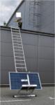 Fistar Létrás ferdepályás felvonó napelemekhez csörlővel 12 m + szállító kocsi napelemekhez