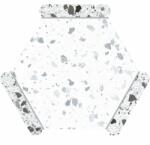  22x25 cm Avant Maggiore Bianco Hexagon design terazzo hatású járólap