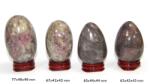  Ou din Rubin in Cordierit Mineral Natural 63-77 x 42-48 x 42-48 mm - 1 Buc