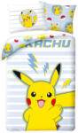 Halantex Pokémon Thunderbolt ágyneműhuzat 140×200cm, 70×90 cm (HAX608140)