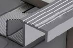 SALAG Szögletes lépcsőélvédő, alumínium 8 mm