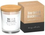 BISPOL Lumânare parfumată de soia „Frunze de dafin și mure - Bispol Bay Leaf & Blackberry Soy Candle 130 g