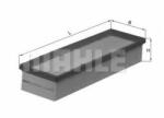 Mahle Original Filtru aer CITROEN C3 Pluriel (HB) (2003 - 2016) MAHLE ORIGINAL LX 1451