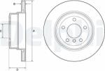 DELPHI Disc frana DELPHI BG4695C (BG4695C) - automobilus