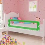  Balustradă de protecție pat copii, 2 buc. , verde, 150x42 cm (276084)