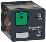 Schneider Electric RPM32JD RPM teljesítményrelé, 3CO, 15A, 12VDC, tesztgombbal, LED-del Harmony Electromechanical Relays (RPM32JD)