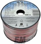 Somogyi Elektronic Hangszóró vezeték 2x0, 5 mm2 piros-fekete Somogyi KLS 0, 5 Gyengeáramú vezetékek és kábelek (SOMKLS 0,5 CABLE_100)