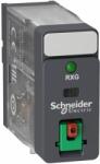 Schneider Electric RXG12E7 Dugaszolható interfész relé, 10 A, 1 CO, lockable test button, LED, 48 V AC Harmony Electromechanical Relays (RXG12E7)