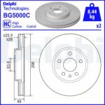DELPHI Disc frana DELPHI BG5000C (BG5000C) - automobilus