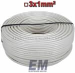 Prysmian MT 3x1 kábel (H05VV-F) MTK sodrott réz vezeték fehér MT, MTL kábelek (Cable 000089_100)
